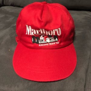 Red Marlboro SnapBack Hat